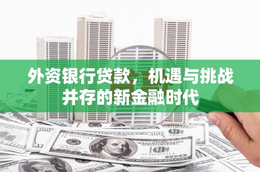 伊通外资银行贷款，机遇与挑战并存的新金融时代