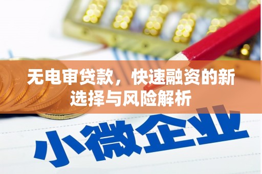 伊通无电审贷款，快速融资的新选择与风险解析