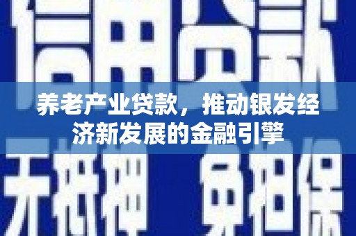 伊通养老产业贷款，推动银发经济新发展的金融引擎