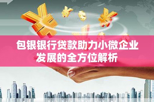 伊通包银银行贷款助力小微企业发展的全方位解析