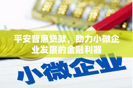 伊通平安普惠贷款，助力小微企业发展的金融利器