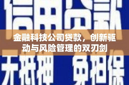 伊通金融科技公司贷款，创新驱动与风险管理的双刃剑